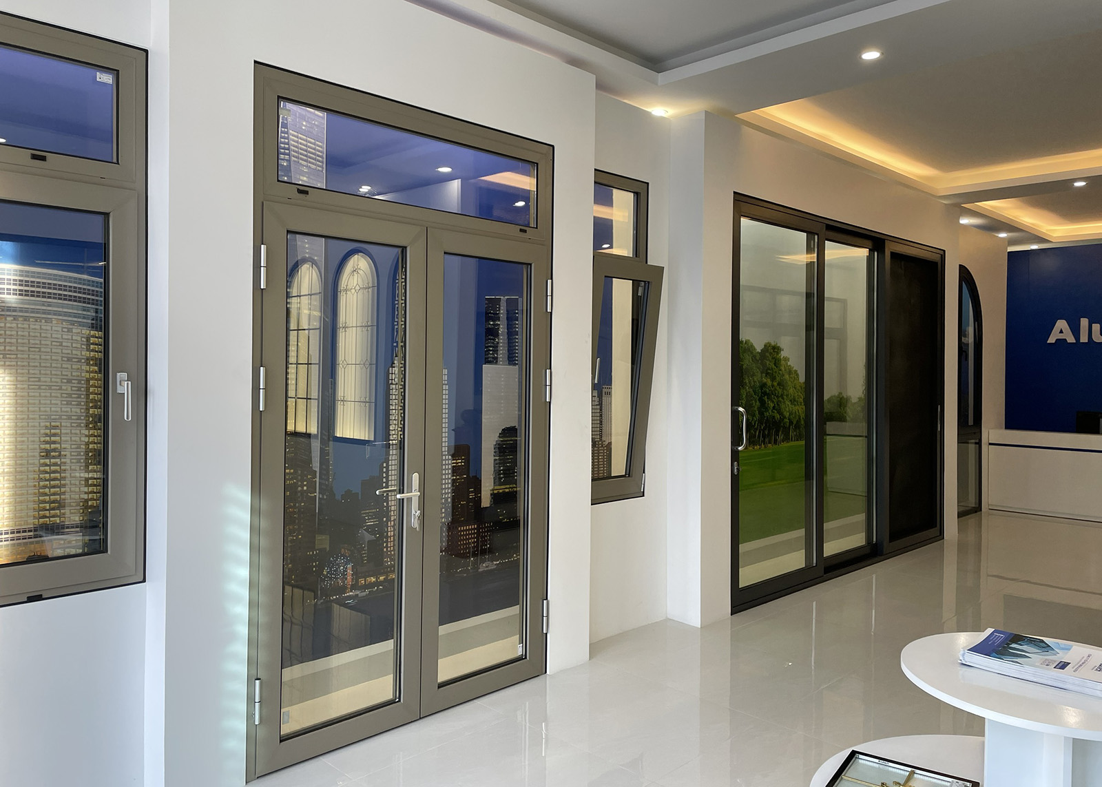 Thi công lắp đặt cửa nhôm kính Hà Tĩnh